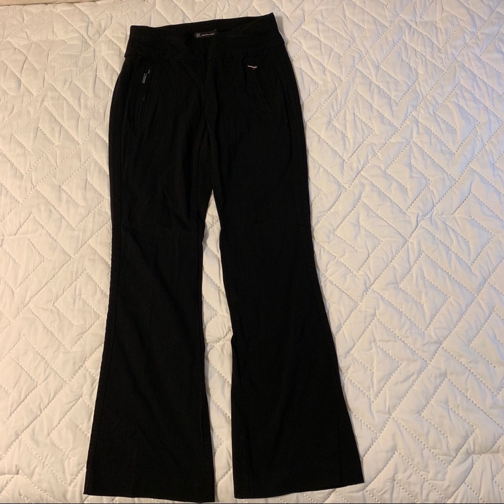 I.N.C. Black zipper pocket trousers